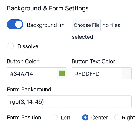 Header Logo Settings